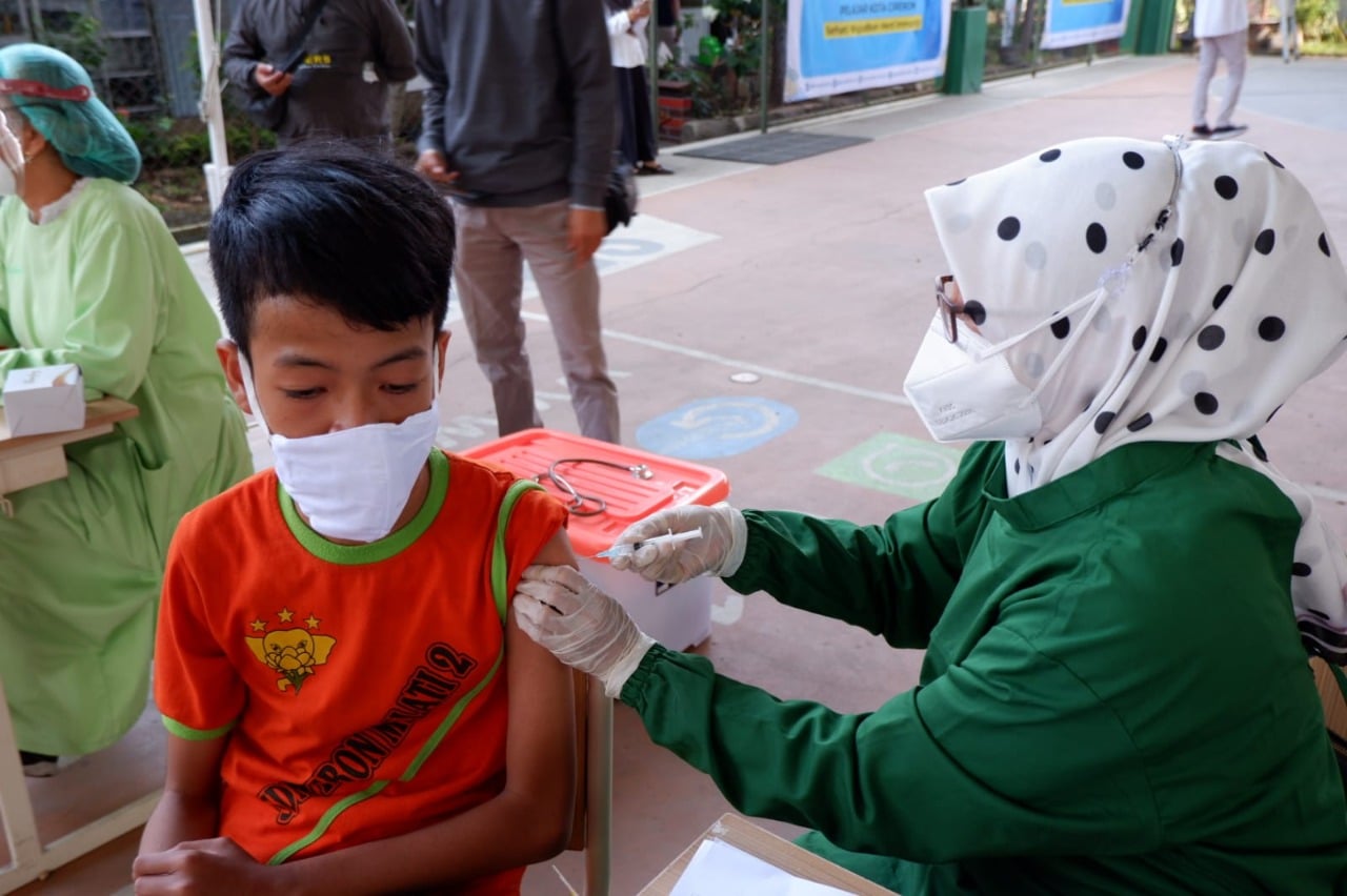 Besok, Vaksinasi Anak 6-11 Tahun di Kota Cirebon Dimulai