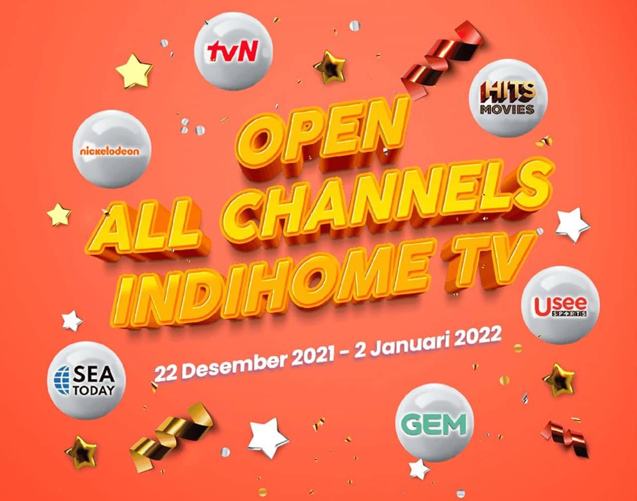 Horeee, IndiHome Buka Semua Channel Gratis