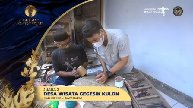 Gokil! Desa Gegesik Kulon Juara 2 ADWI 2021 Kategori Konten Kreatif