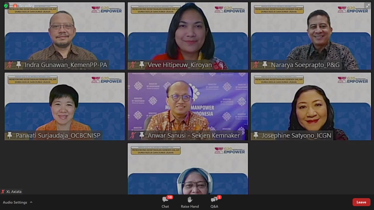 Indonesia Resmi Memegang Presidensi G20 2022 Inisiatif Konkret Dalam Mendorong Kesetaraan Gender di Dunia Kerj