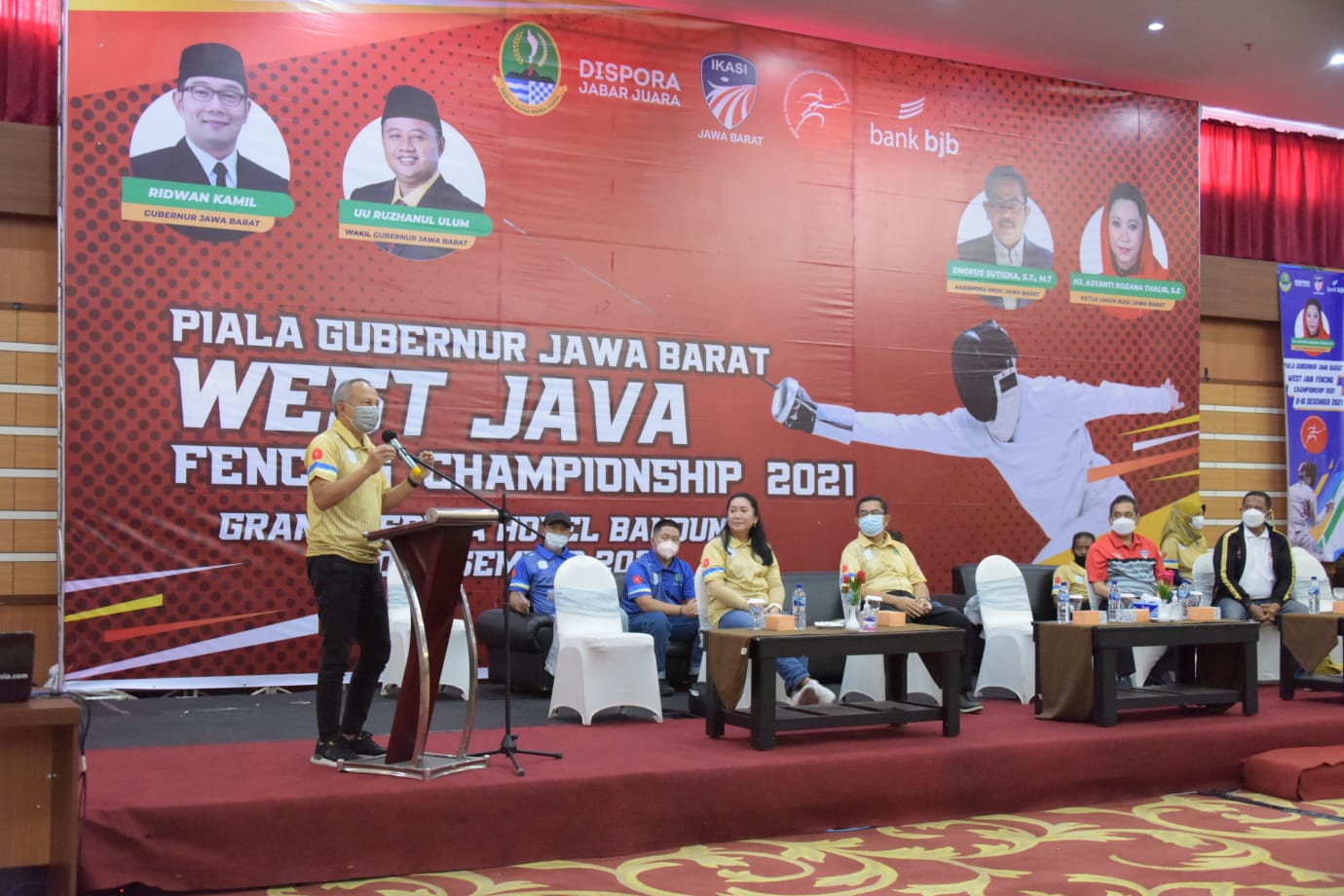 Pemprov Jabar Gelar West Java Fencing Championship 2021, Diikuti 19 provinsi