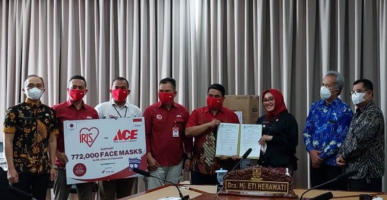 Bantu Pulihkan Indonesia dari Pandemi Covid-19, ACE Donasikan Masker