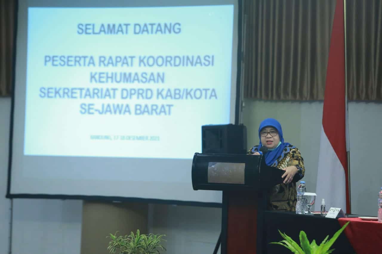 Gelar Rakor Kehumasan Setwan Kabupaten/Kota Se-Jawa Barat, Ida: Sekretariat DPRD Harus Adaptif