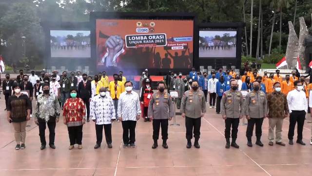 Buka Lomba Orasi, Kapolri: Komitmen Polri Junjung Tinggi HAM dan Demokrasi