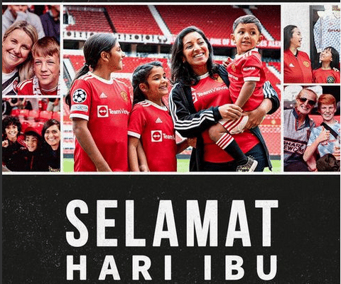 Manchester United Ucapkan Hari Ibu Pakai Bahasa Indonesia, Warganet: Adminnya Orang Cirebon?