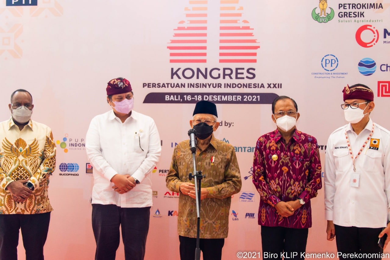 Kongres PII 2021 di Bali: Menko Airlangga Titip Pesan Ini