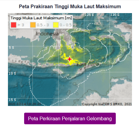 Update! Tsunami Terdeteksi di Marapokot