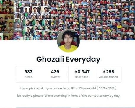 Ghozali Everyday Memang Gokil, Bermodal Foto Selfie, Untung hingga Rp13 Miliar