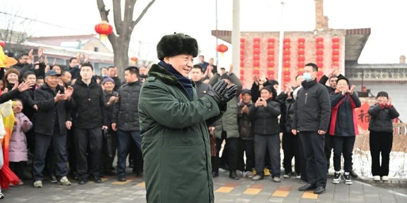 Jelang Imlek, Xi Jinping Kunjungi Warga di Desa Provinsi Shanxi