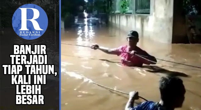 Banjir Setinggi 1,5 M Terjang Cirebon Timur