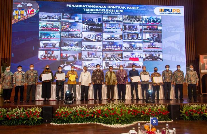 Airlangga Apresiasi Percepatan Pembangunan dan Penyediaan Infrastruktur Guna Mendorong Pertumbuhan Ekonomi Nas