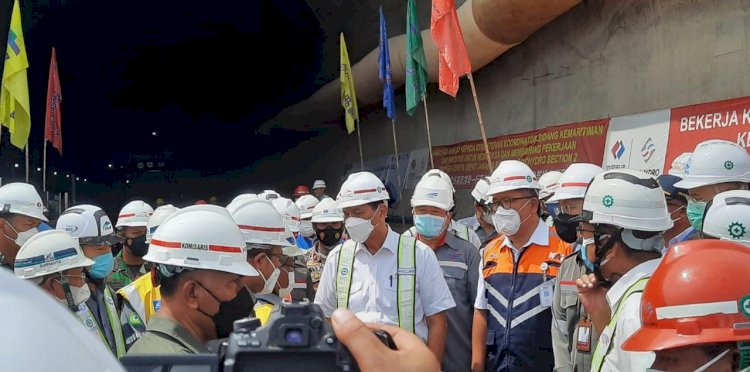 LBP Monitor Pembangunan Terowongan Kereta Cepat