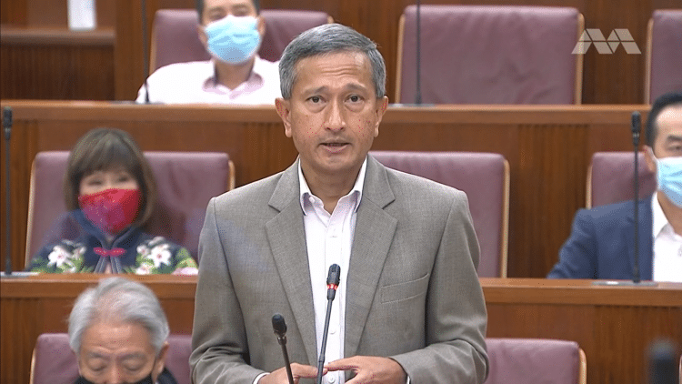 Menlu Singapura Vivian Balakrishnan: Terima Peringatan Kesehatan Covid-19, Jalani Isolasi