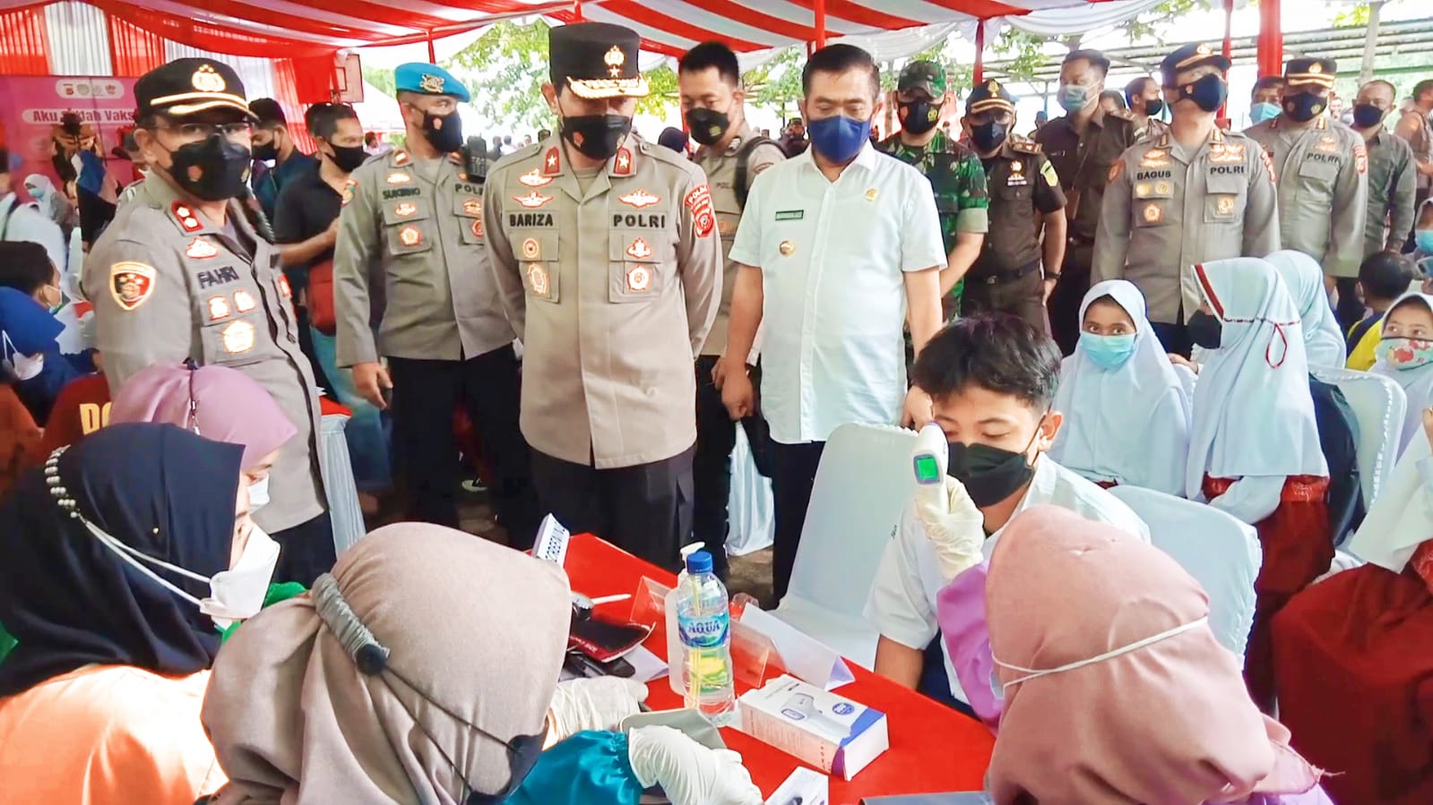 Kapolres Cirebon Kota Targetkan Vaksinasi Anak Dosis 1, Besok bisa 100 Persen