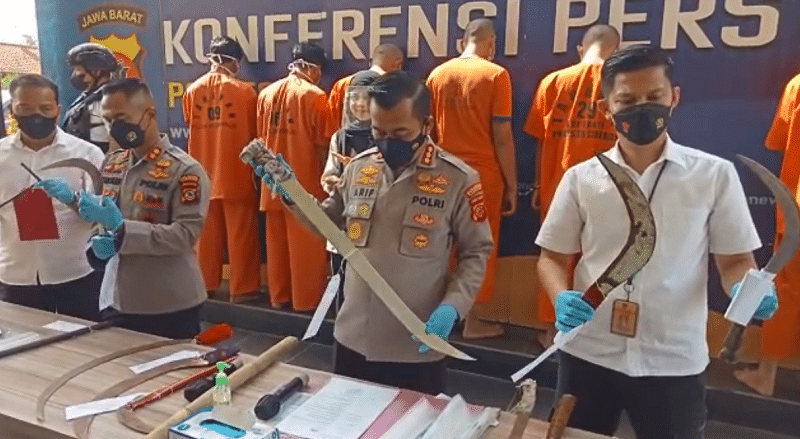 Geng Motor Bentrok di Cirebon Timur, Ini Senjata yang Dipakai Pelaku untuk Menghabisi Korban