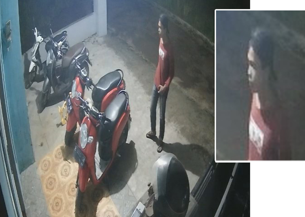 Pencuri Motor di Banjarwangunan Terekam CCTV, Hanya Butuh 20 Detik Bobol Honda Scoopy