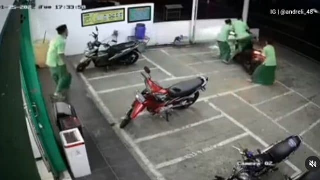 Santri Gagalkan Curanmor Milik Karyawan Minimarket, Maling Kabur Tinggalkan Motornya