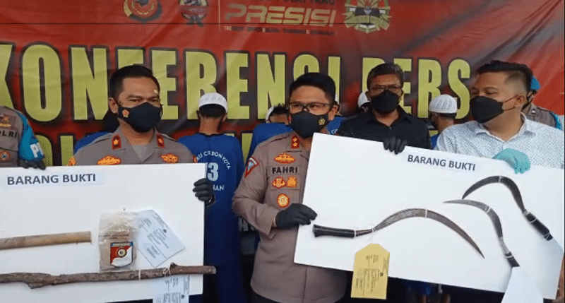 Reuni STM Cirebon Dilanjut Tawuran di Cideng, Luka Bacok 100 Jahitan