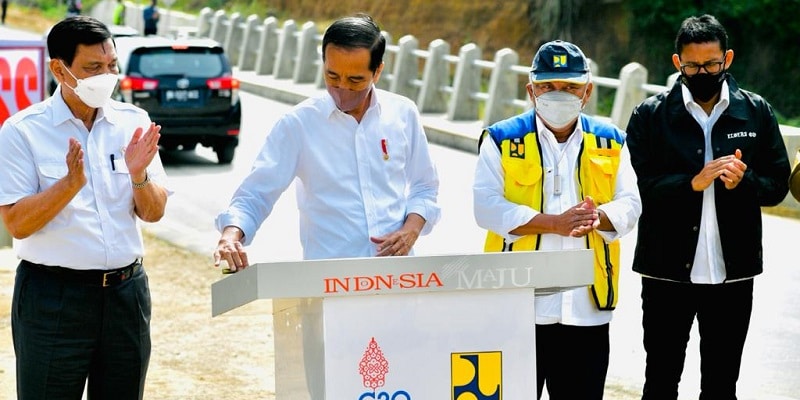 Jokowi Resmikan Jalan Bypass Balige di Kabupaten Toba