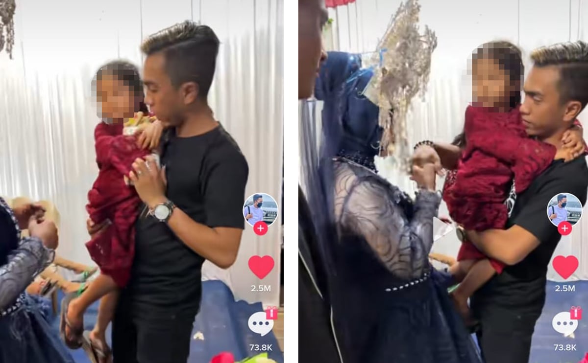 Kisah Nyata, Video Anak Digendong Ayah ke Pernikahan Ibu Kandung