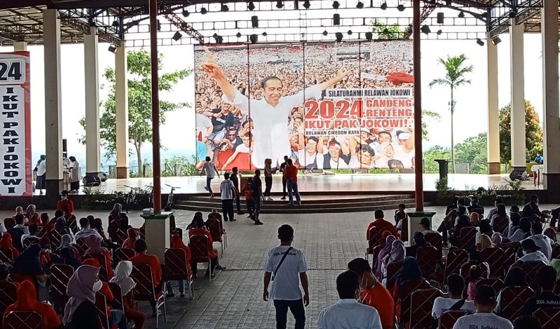 Relawan Cirebon Raya Deklarasi 2024 Ikut Jokowi