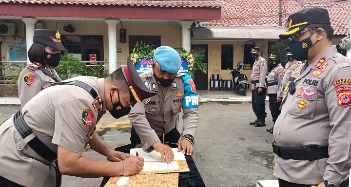 Jajaran Polres Cirebon Kota Lakukan Rotasi Jabatan, Polsek Utbar Punya Pimpinan Baru