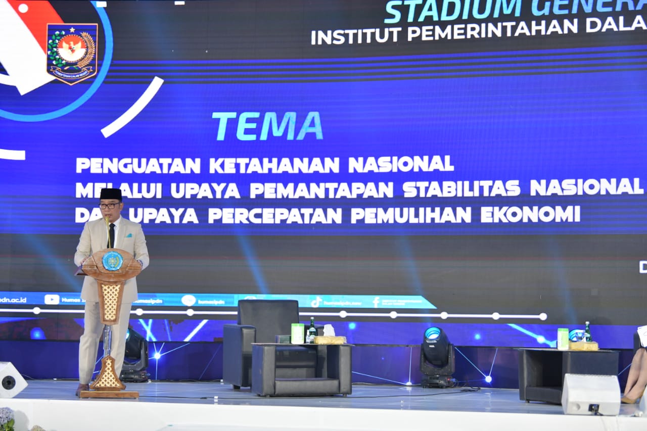 Ridwan Kamil Ingatkan Mahasiswa IPDN, Pentingnya Reformasi Birokrasi Hadapi Disrupsi