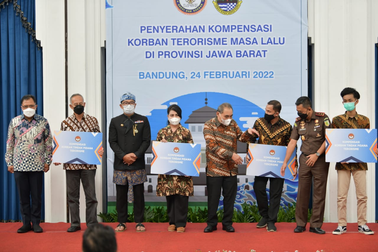 Korban Terorisme asal Jawa Barat Dapat Kompensasi, Ridwan Kamil: Bentuk Kehadiran Negara