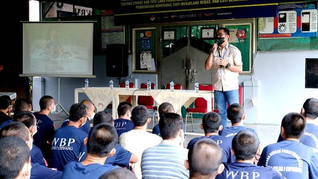 Lapas Kelas I Cipinang Berikan Konseling Adiksi untuk WBP Peserta Admisi Orientasi