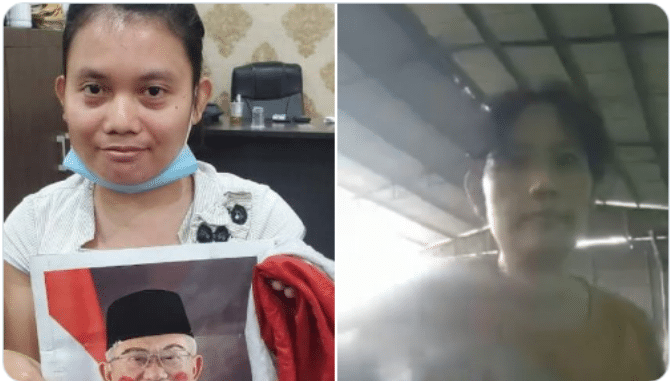 Video Wanita Bakar Bendera Merah Putih, Netizen: Dulu Pernah Ditangkap, Mbah