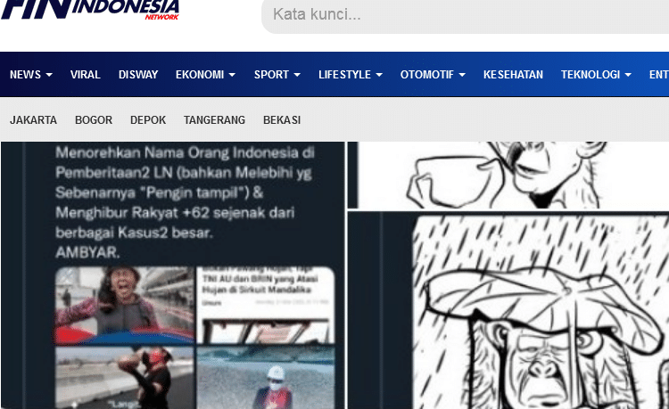 Roy Suryo Unggah Ilustrasi Pawang Hujan dengan Gambar Monyet, Netizen Geram: Hapus Gelar Ningratmu