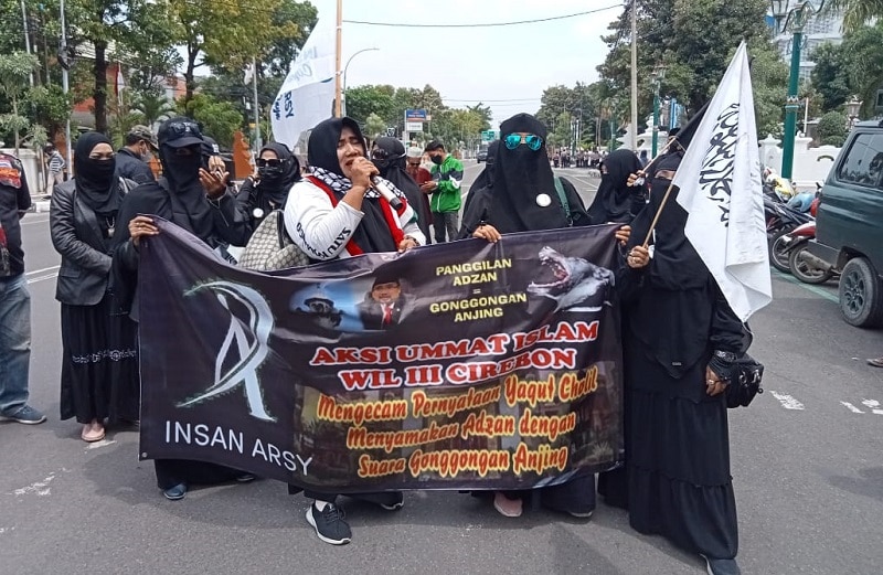 Demo di Cirebon, Tuntut Menag Yaqut Dipecat, Forum Umat Islam Ciayumajakuning Sampaikan Tuntutan