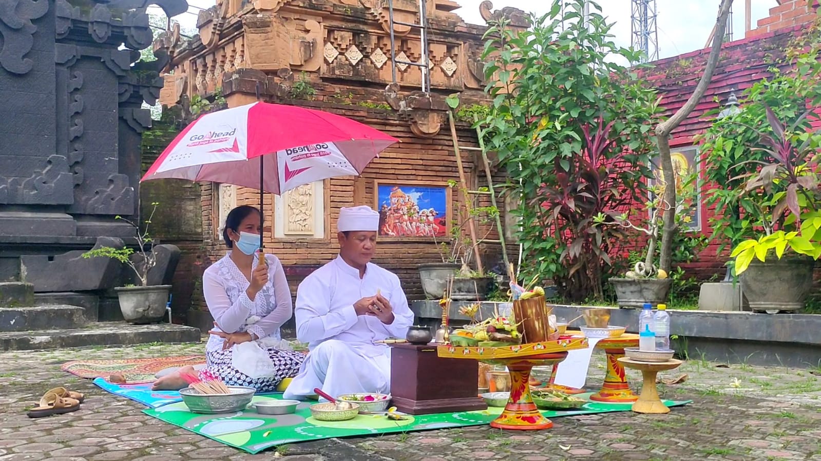Jelang Nyepi, Umat Hindu di Cirebon Gelar Ritual Tawur Agung Kesanga