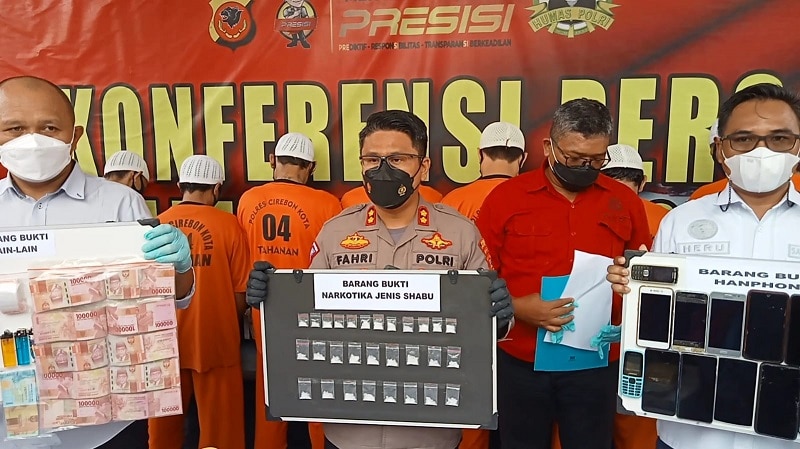 Kasus Narkoba di Kota Cirebon, Belasan Orang Diciduk Polisi