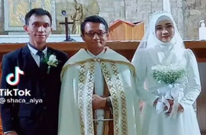 Perempuan Berhijab Menikah di Gereja, Ini Hasil Klarifikasi Kemenag