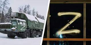 Ukraina Larang Penggunaan Simbol dengan Huruf Z
