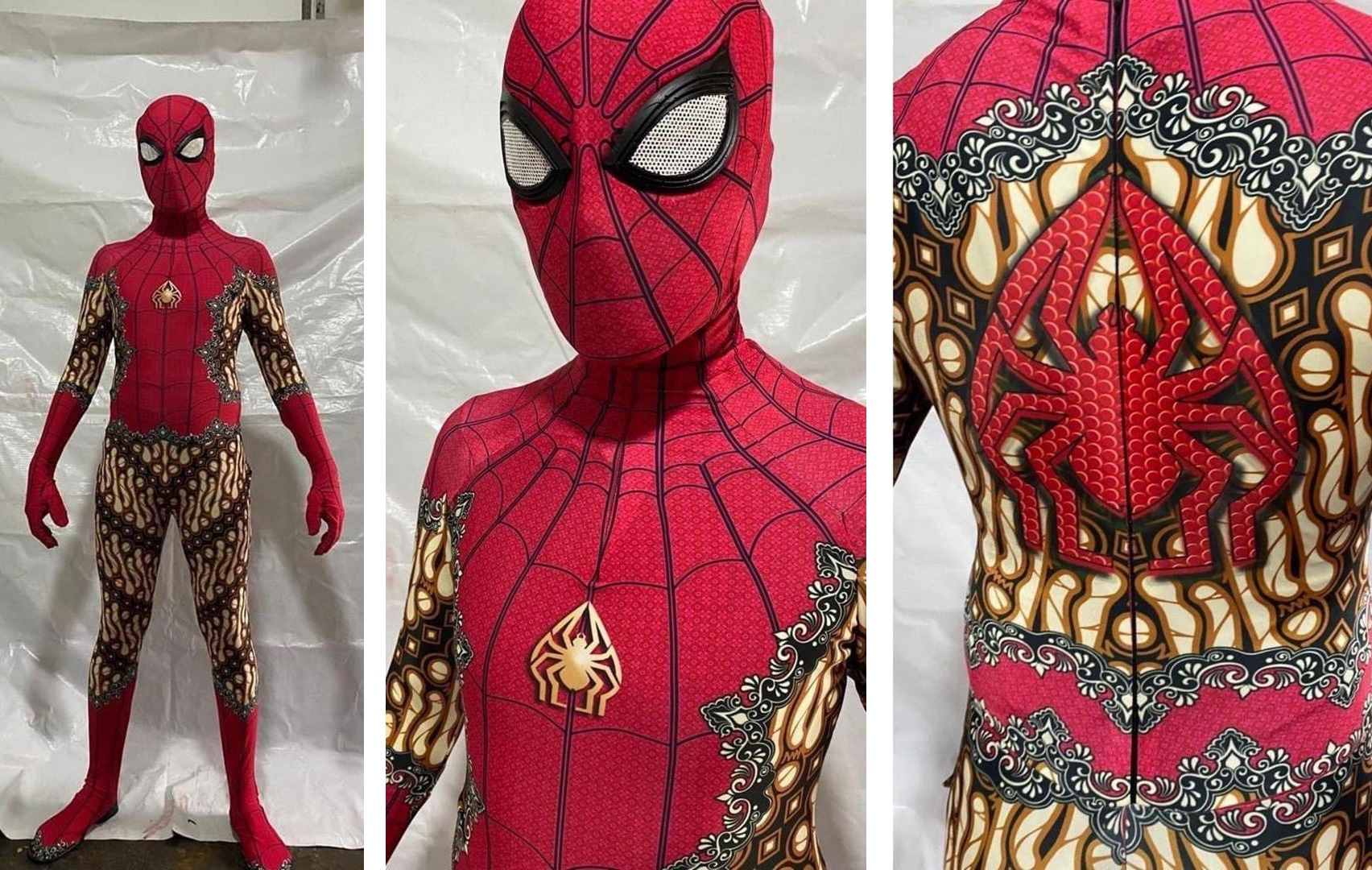 Jika Peter Parker Keterima CPNS, Berikut Penampakan Kostum Batik Spiderman