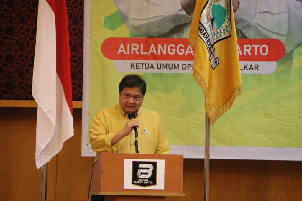 Airlangga Kasih Instruksi ke Golkar Sumbar: Kembalikan Kejayaan Partai