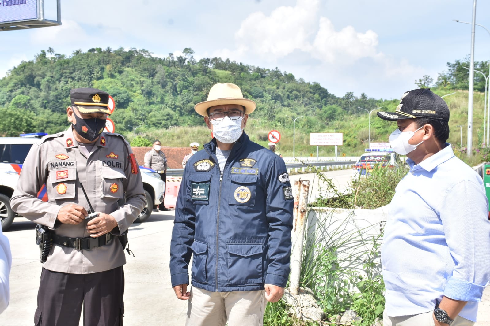 Bupati Sumedang Dampingi Gubernur Tinjau Kesiapan Tol Cisumdawu