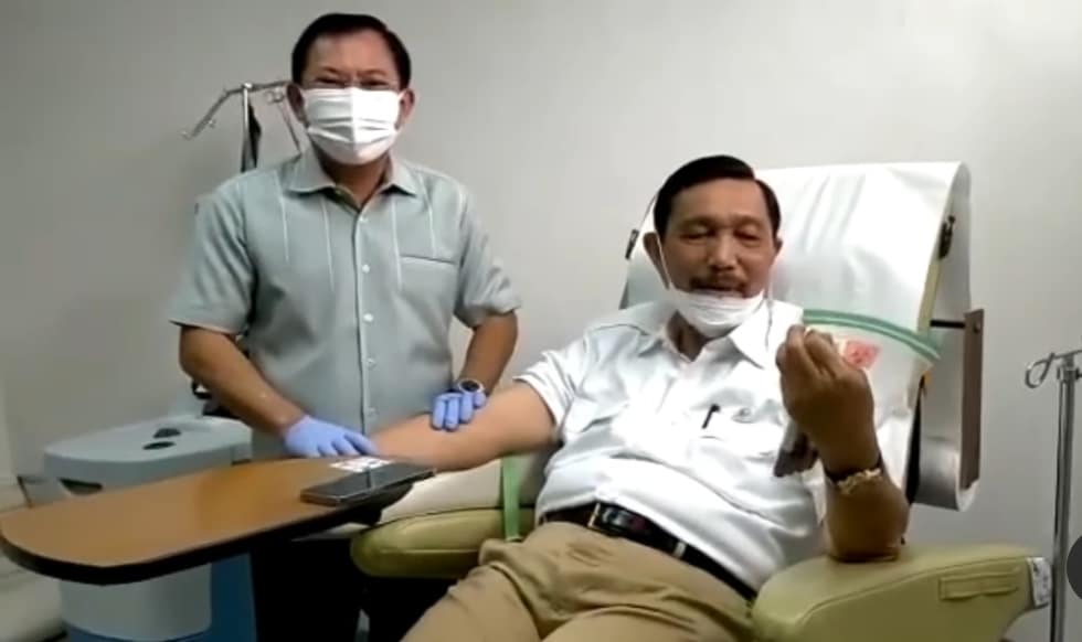Luhut Dapat Vaksin Nusantara, Langsung Ditangani dr Terawan