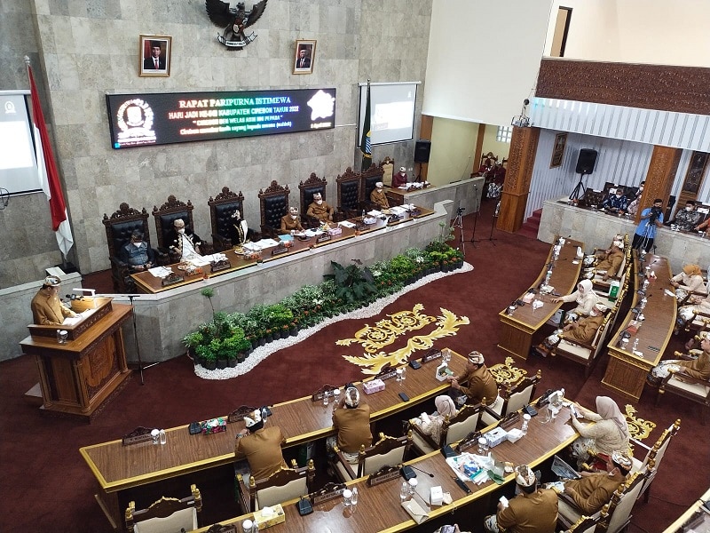 HUT Kabupaten Cirebon 2022, Paripurna Pakai Bahasa Cirebon