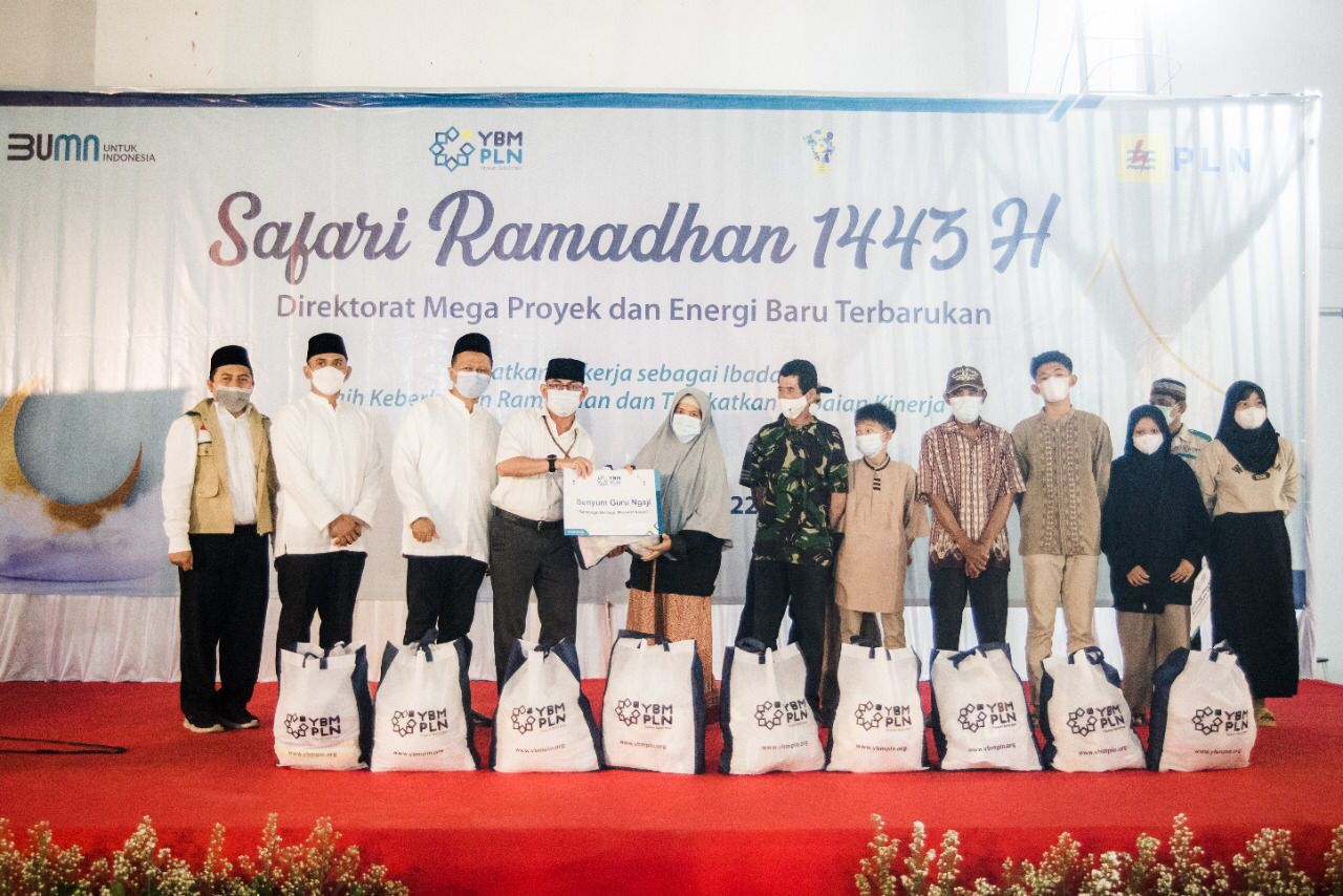 Semangat Berbagi, YBM PLN UIP JBT Salurkan Bantuan Ramadhan 1443 H untuk Yatim Dhuafa