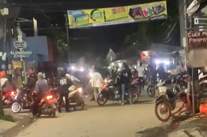 Polisi Selidiki Tawuran Geng Motor dengan Warga di Jalan Kutagara