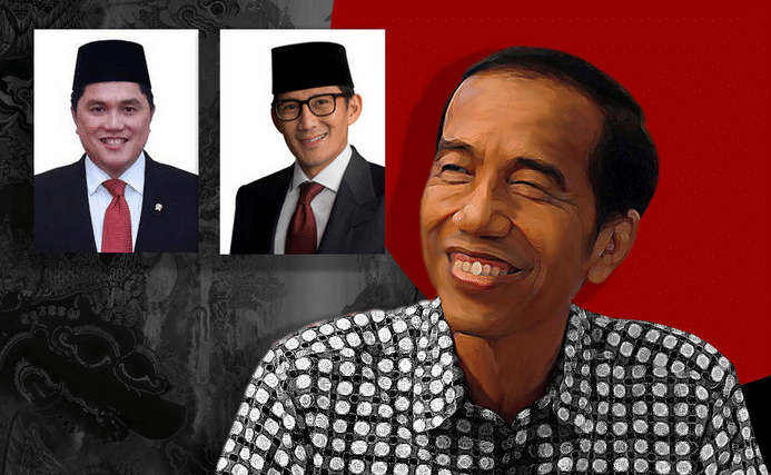 4 Menteri Kabinet Jokowi Bisa Mundur, Erick Thohir dan Sandiaga Uno Paling Berpeluang
