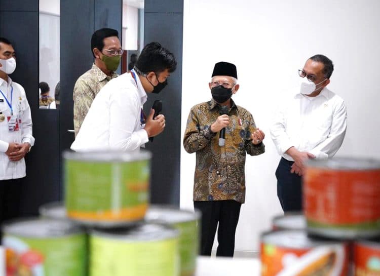 Ma’ruf Amin Resmikan Laboratorium Riset Halal