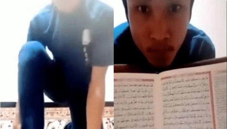 Video Pria Injak Al-Quran Direkam Tahun 2020, Disebar Lagi Sekarang, Ada Unsur Kesengajaan