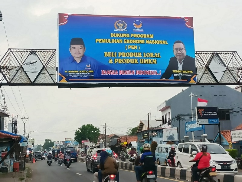 Baliho Masif, H Satori Siap Maju Pilkada Kabupaten Cirebon?