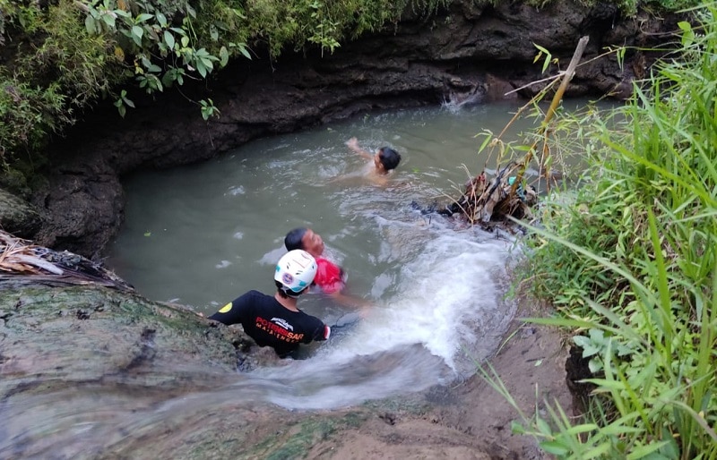 Hanyut di Sungai Cikebakan Majalengka, Warga Desa Heuleut Ditemukan di Sumberjaya