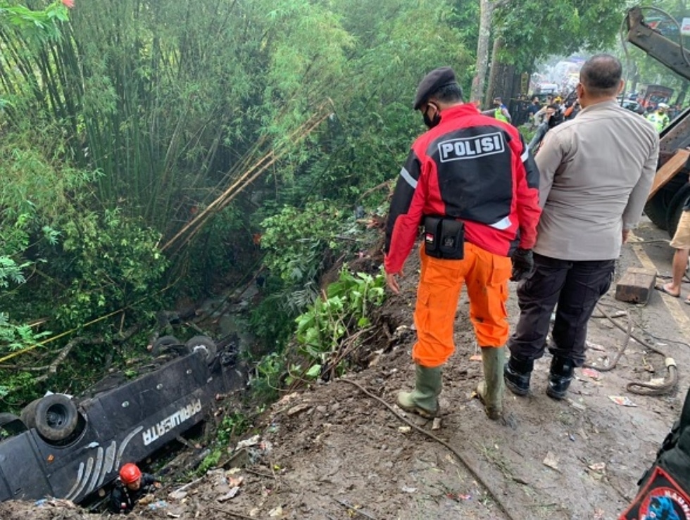 Rombongan SDN Sayang Sumedang Kecelakaan di Tasikmalaya, Tidak Ada Bekas Pengereman
