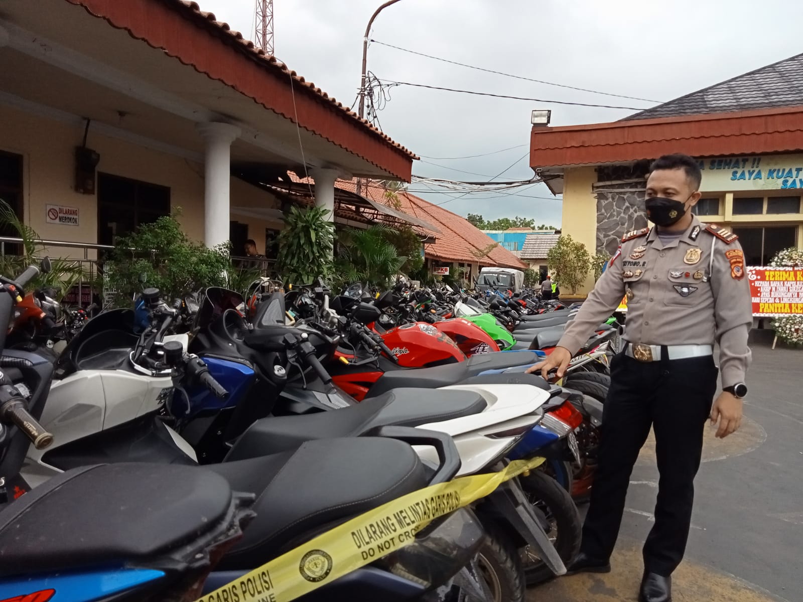 Satlantas Polres Cirebon Kota Amakan 90 Unit Motor, Mulai Perkara Knalpot Bising Hingga Tak Miliki STNK